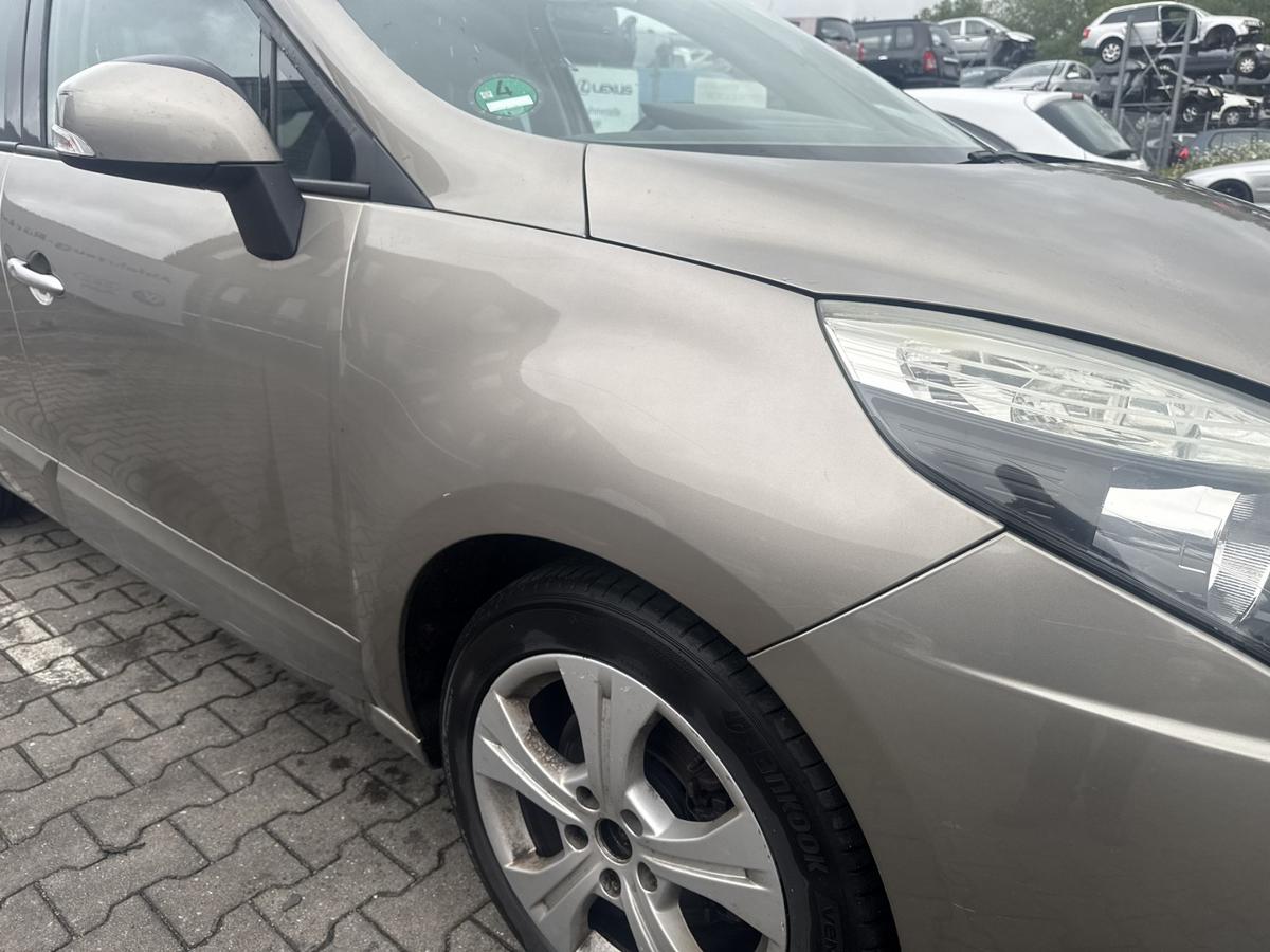 Renault Scenic 3 original Kotfl&uuml;gel vorne rechts DQ44 Bleu Odyssee Metallic Bj.2009